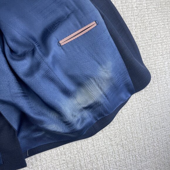 SAND Copenhagen Navy Blazer Zignone Cashmere/Wool Italy Made Mens US 42 EU 52 - Picture 10 of 16